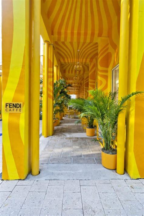 the fendi cafe miami.